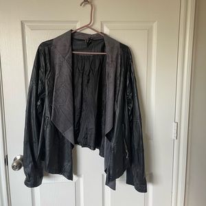 Rebel Wilson x Torrid Faux Leather and Suede Jacket